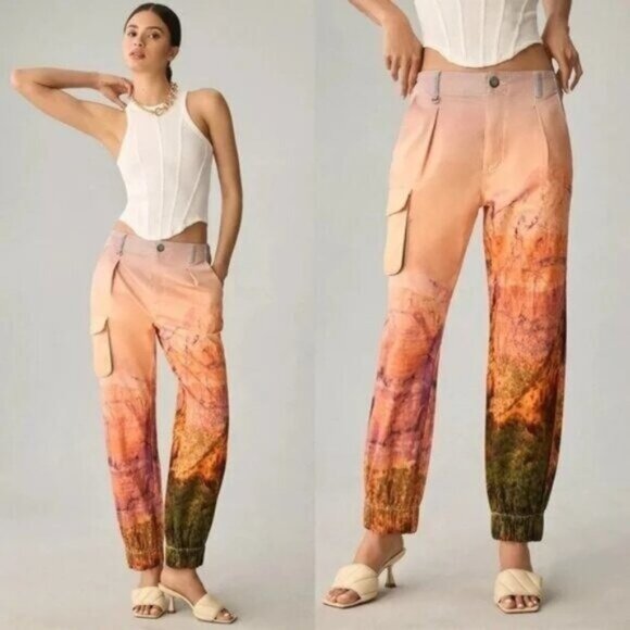 Anthropologie Pants - Anthropologie Pilco Relaxed Low Rise Chino Pants Size 27 NWT